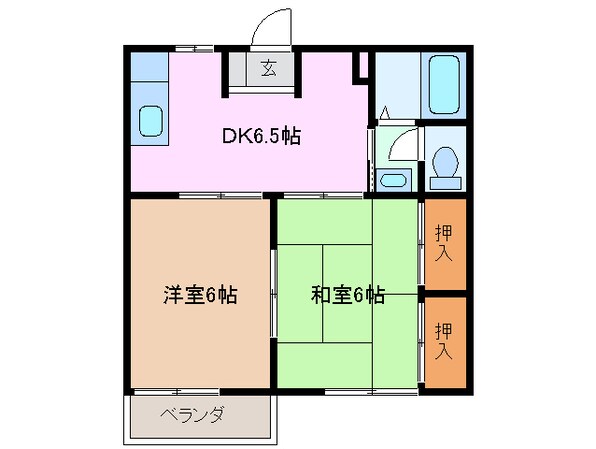 伊勢川島駅 徒歩12分 1階の物件間取画像